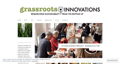 Desktop Screenshot of grassrootsinnovations.org